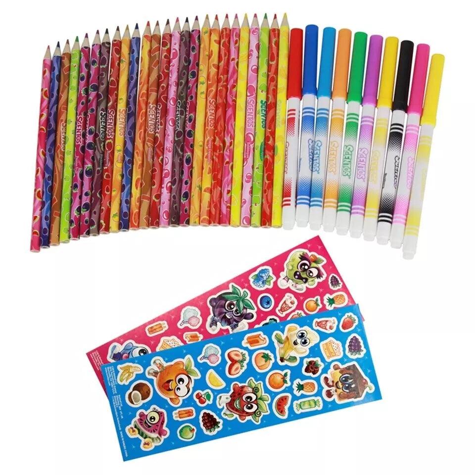 Sento Markers Scentos Scented Markers And Pencils Pack Of 35 – BumbleToys