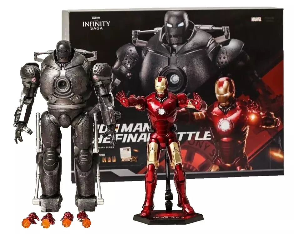 ZD Toys Super Heroes: Marvel - Iron Man - Mark 3 Vs Iron Monger (The Final Battle Set) Scale 1:10