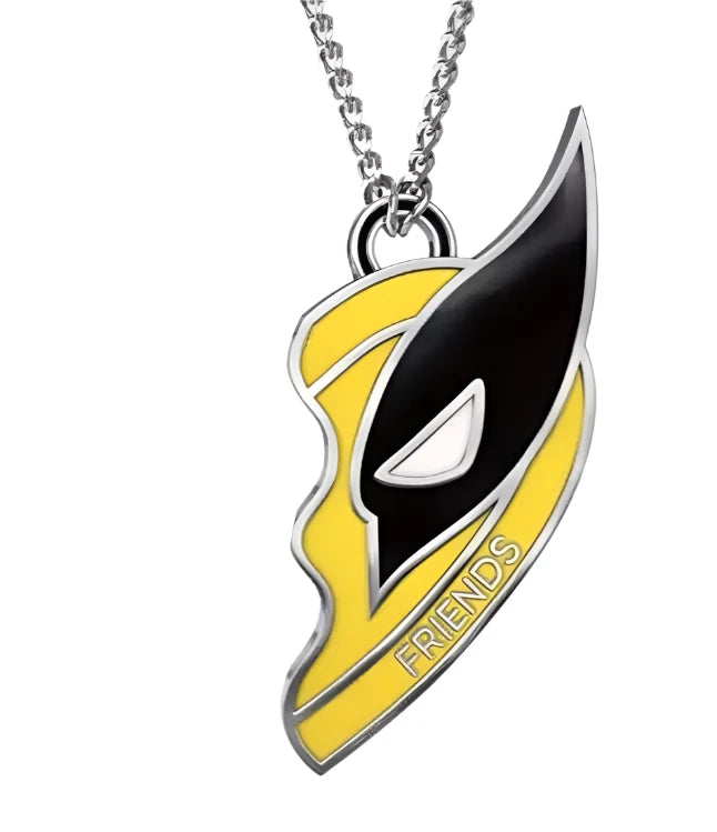 Deadpool & Wolverine Necklace  For best Friends