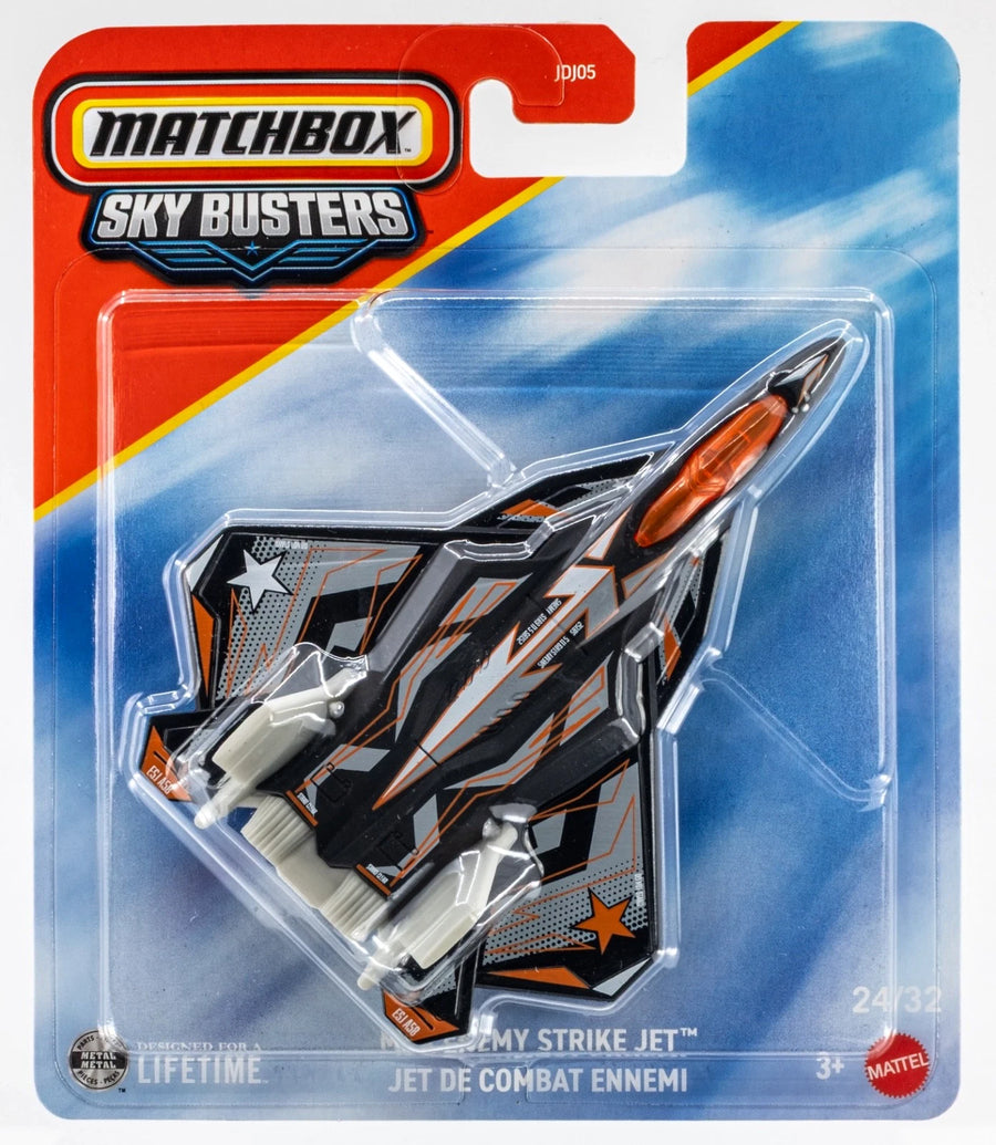 Matchbox Sky Busters Airplane - MBX ENEMY STRIKE JET