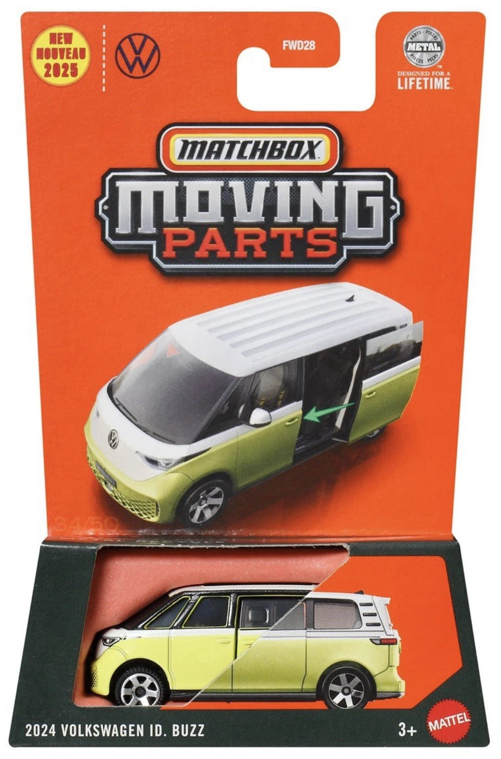 Matchbox Moving Parts 2024 Volkswagen ID. Buzz
