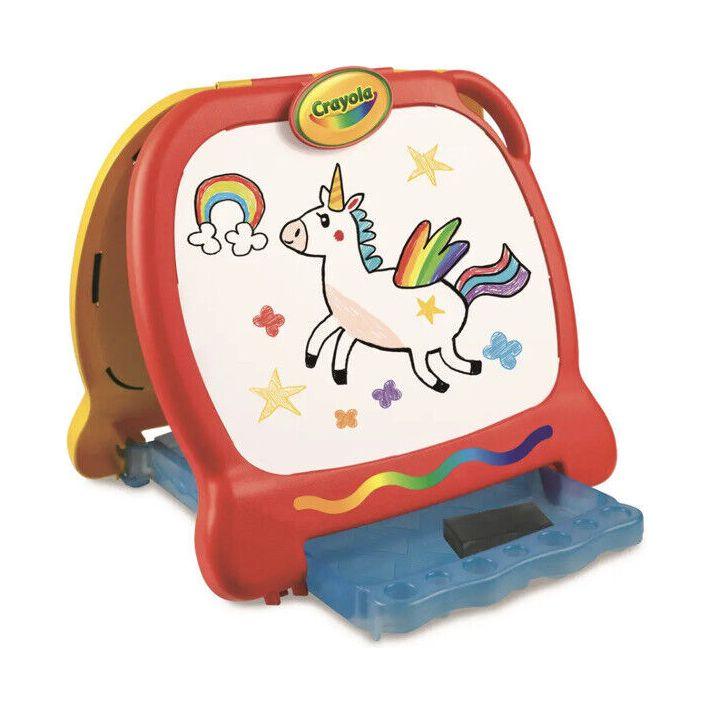 Crayola Art to Go Rainbow Easel 2 Sided Art Supplies for Kids- Art Anywhere!