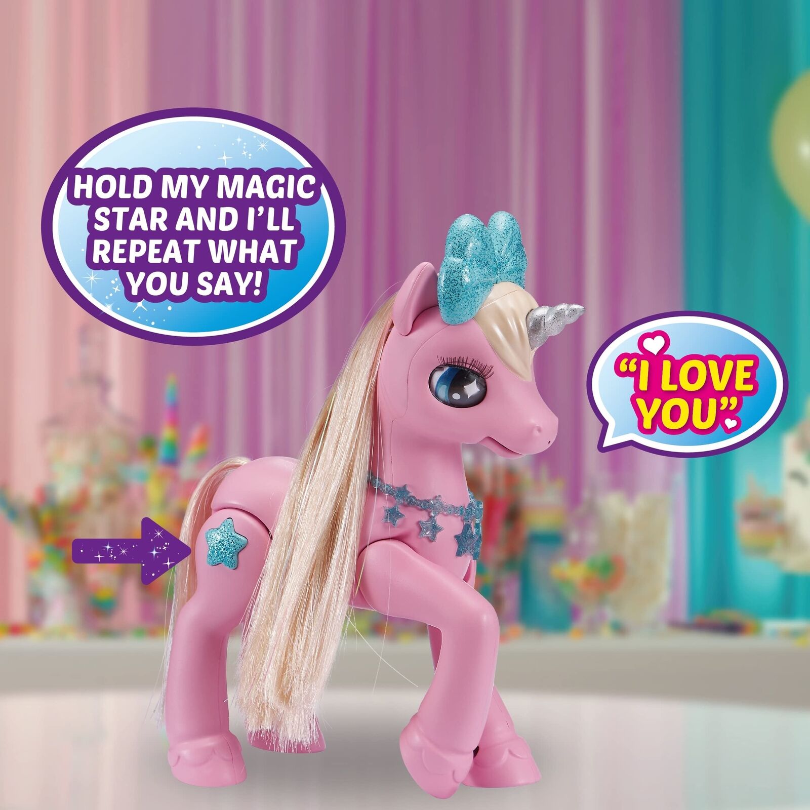 Pets Alive Magical Unicorn | Interactive Robotic Toy | Ages 3+
