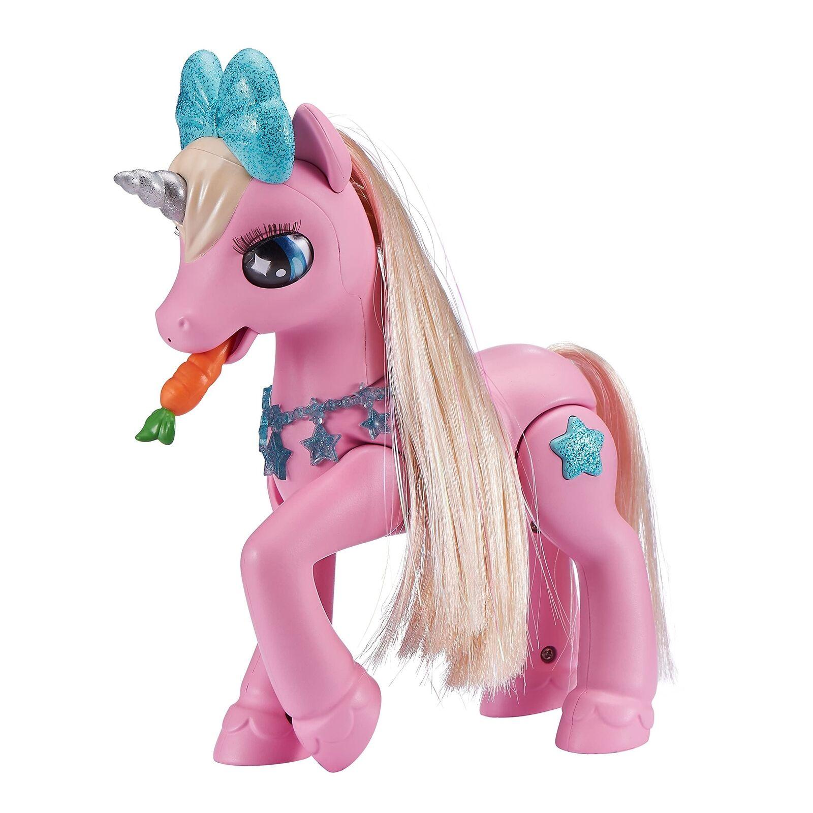 الحيوانات الأليفة على قيد الحياة يونيكورن السحرية | لعبة روبوتية تفاعلية | للأعمار من 3 سنوات فما فوق