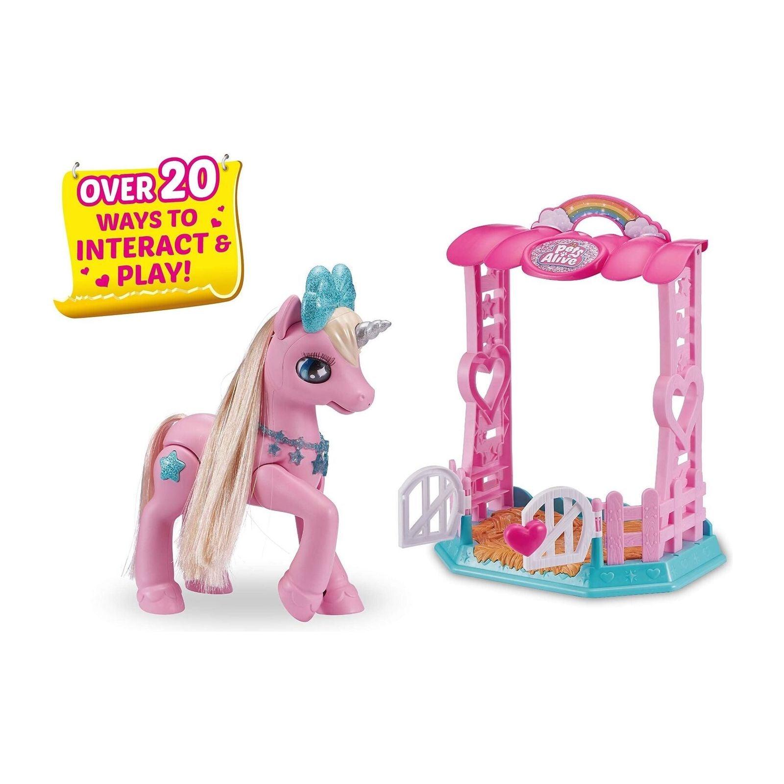 الحيوانات الأليفة على قيد الحياة يونيكورن السحرية | لعبة روبوتية تفاعلية | للأعمار من 3 سنوات فما فوق