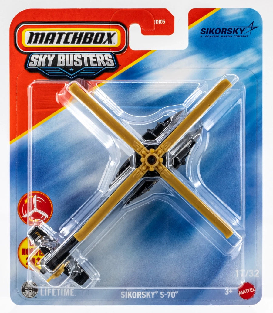 Matchbox Sky Busters Airplane - SIKORSKY S-70