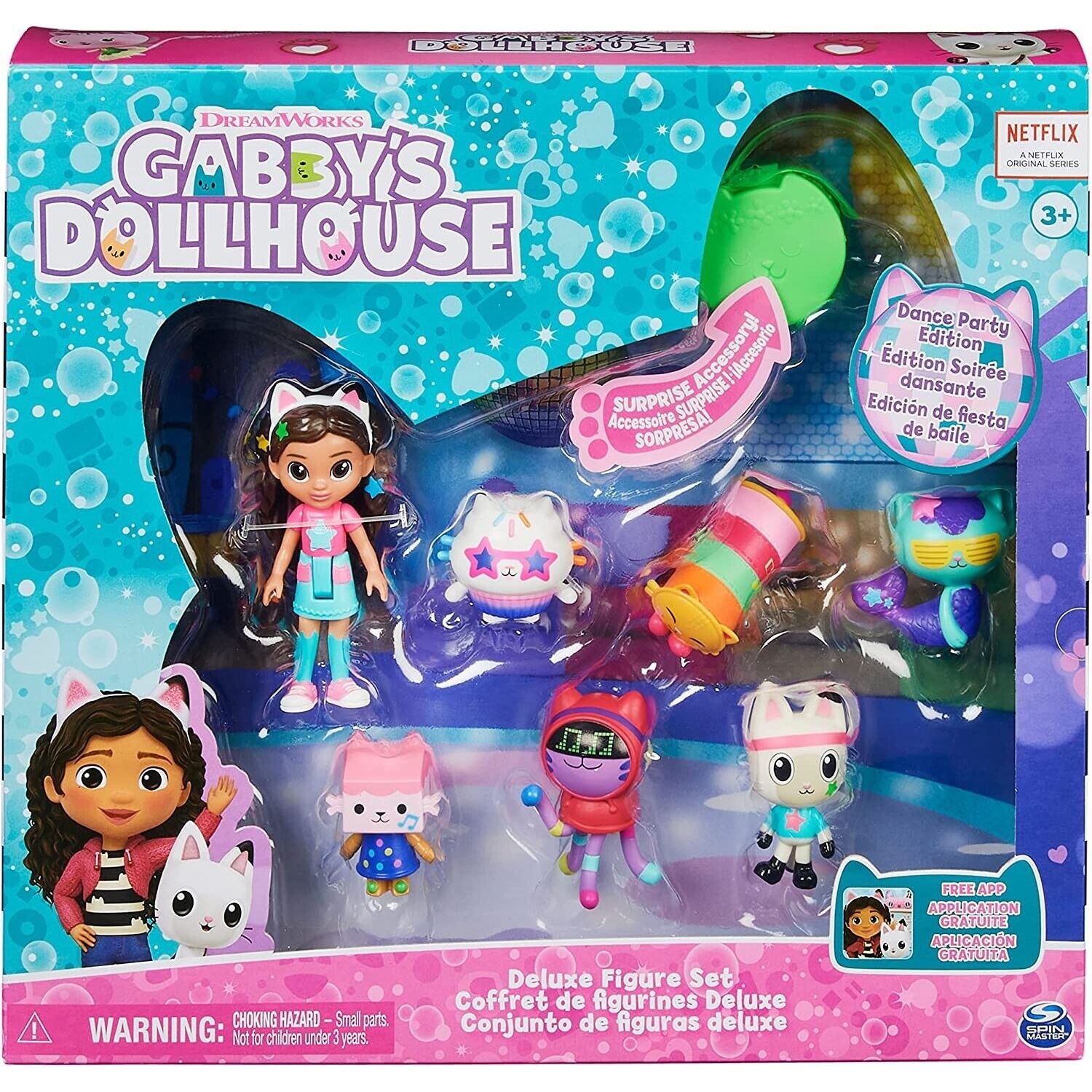 GABBY's Dollhouse Deluxe Figures Dance Party Set