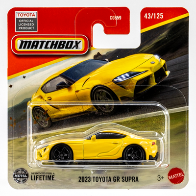 MatchBox Die Cast 1:64 Scale Vehicle - 2023 Toyota GR Supra