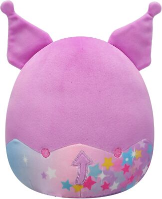 Squishmallows Hello Kitty & Friends Plush Toy, 10 Inch - Starshine Kuromi