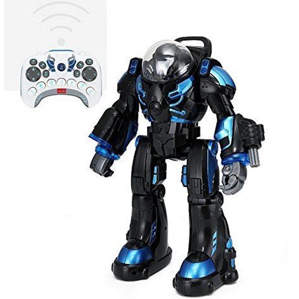 روبوت رائد فضاء يتم التحكم به عن بعد مع الصوت والأضواء - أسود