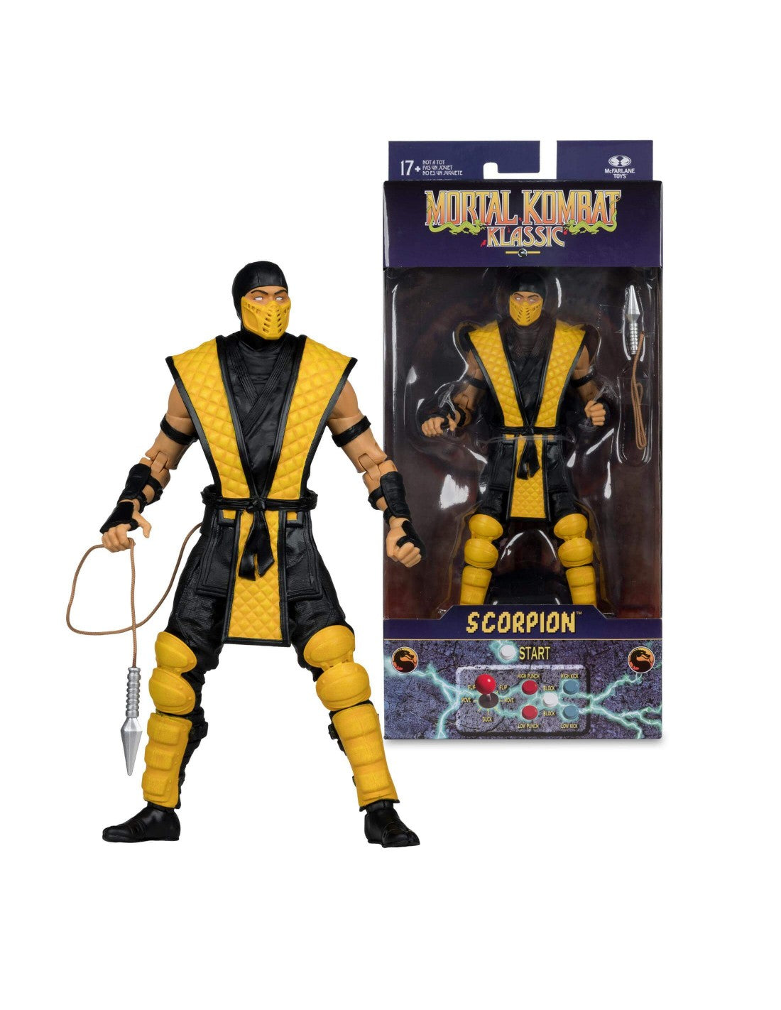 Mcfarlane Games: Mortal Kombat Klassic - Scorpion Action Figure (7 Inch)