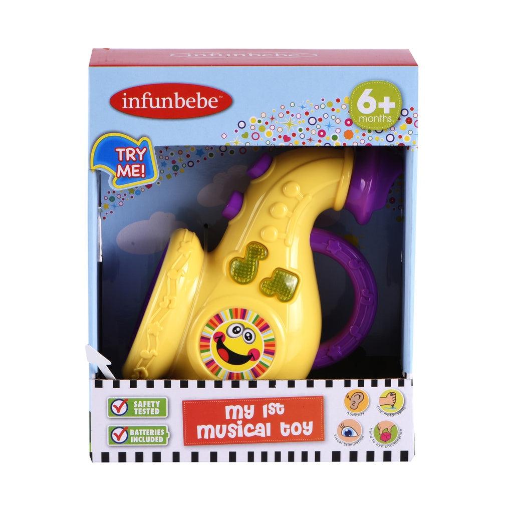 Infunbebe Lights N' Sounds Saxophone For kids