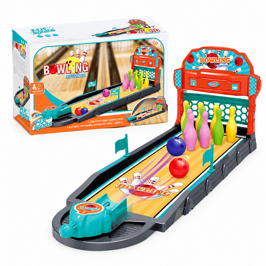 Tabletop Mini Bowling Alley Arcade Game (HX Sports) - P-777-563