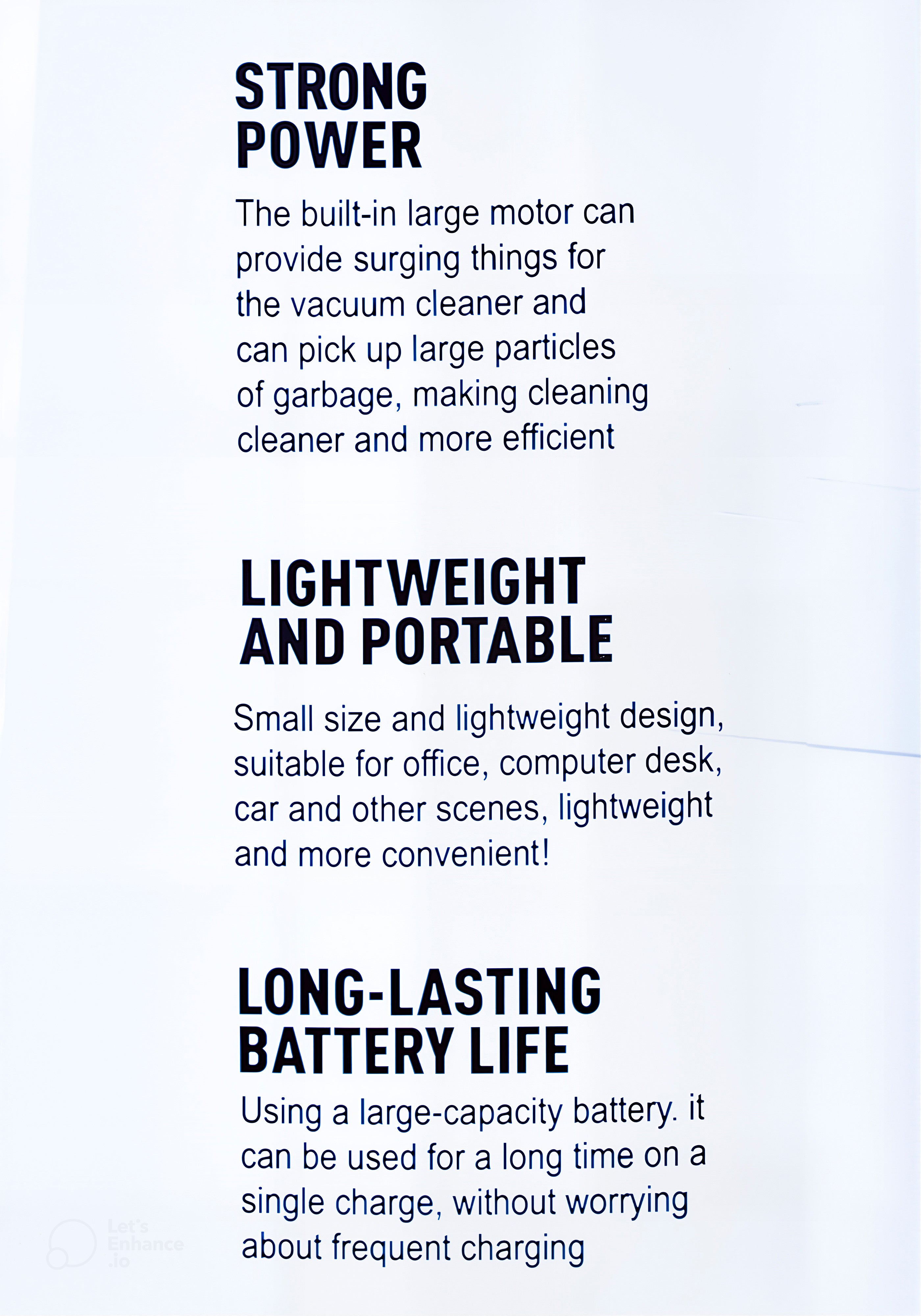 Jallen Gabor Home Clean Cleaner – Cordless Handheld & Stick Vacuum for Home & Car (Model IS008)