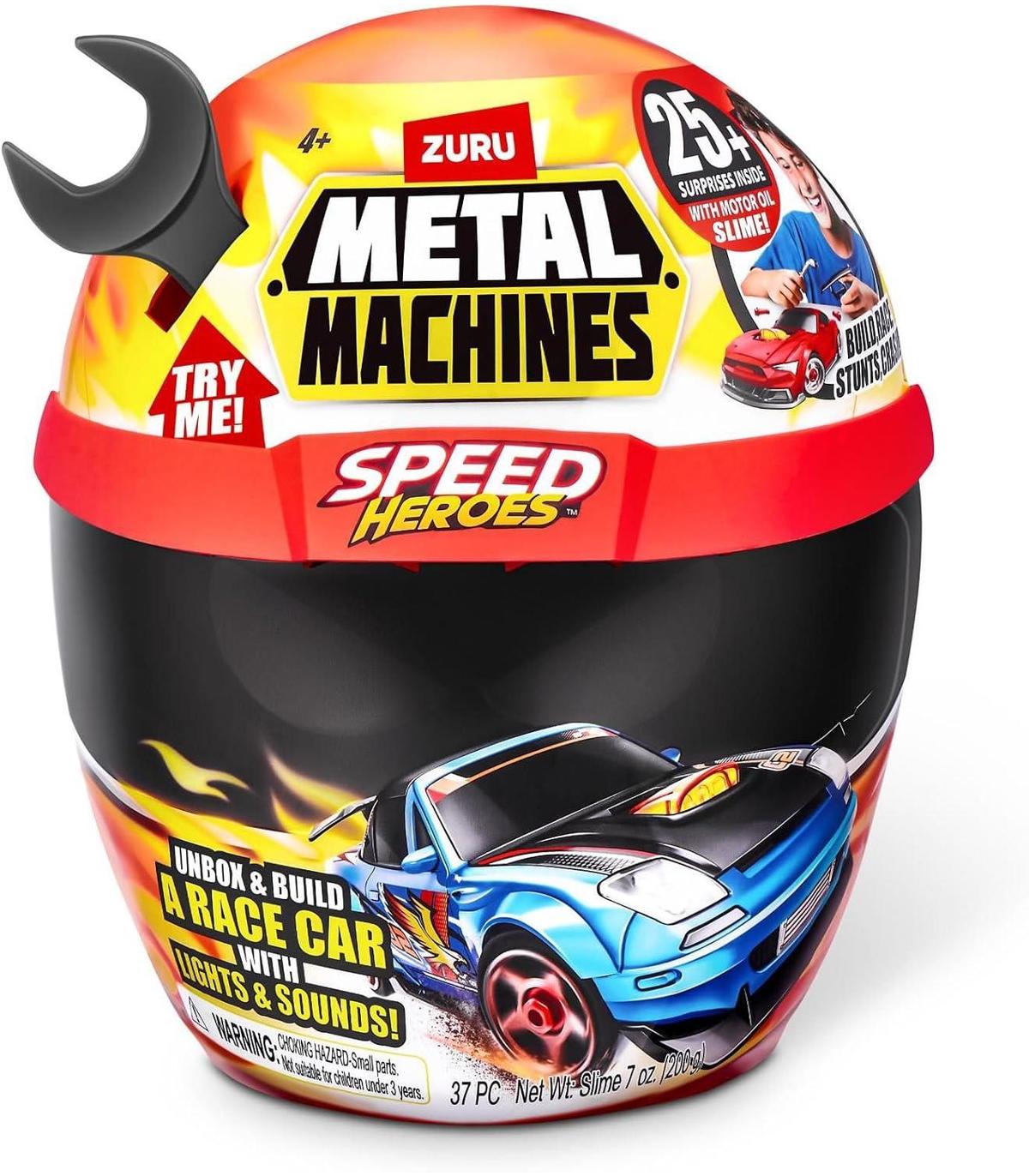 Zuru Metal Machines Speed Heroes Helmet Playset - Surprises Inside