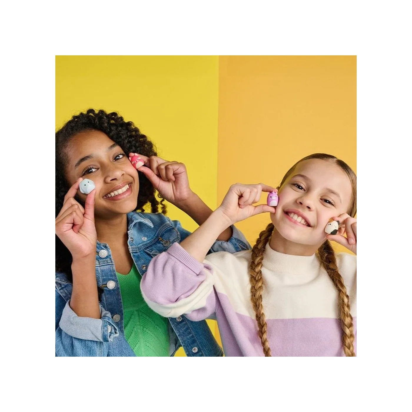 Jazwares Squish-A-Longs - Set Of 8 Figures & Accessories - 8 Pack (Style 1)