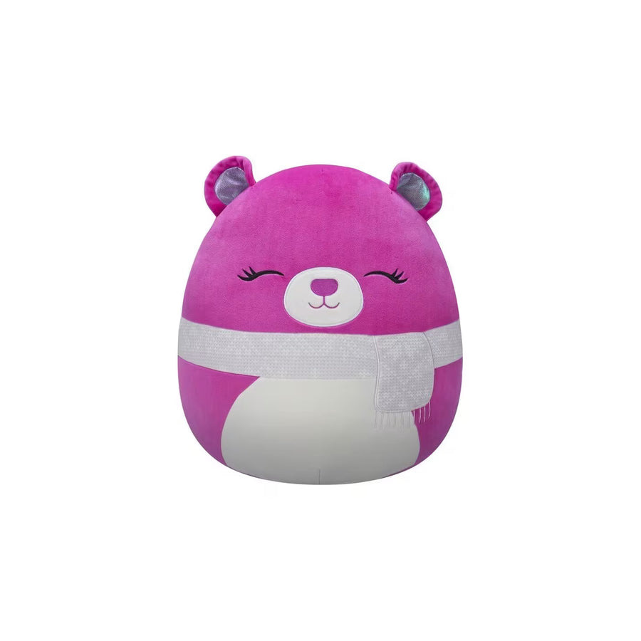 Jazwares Squishmallows - Plush Wave 6 13Cm - Crisanta The Purple Bear With Scarf