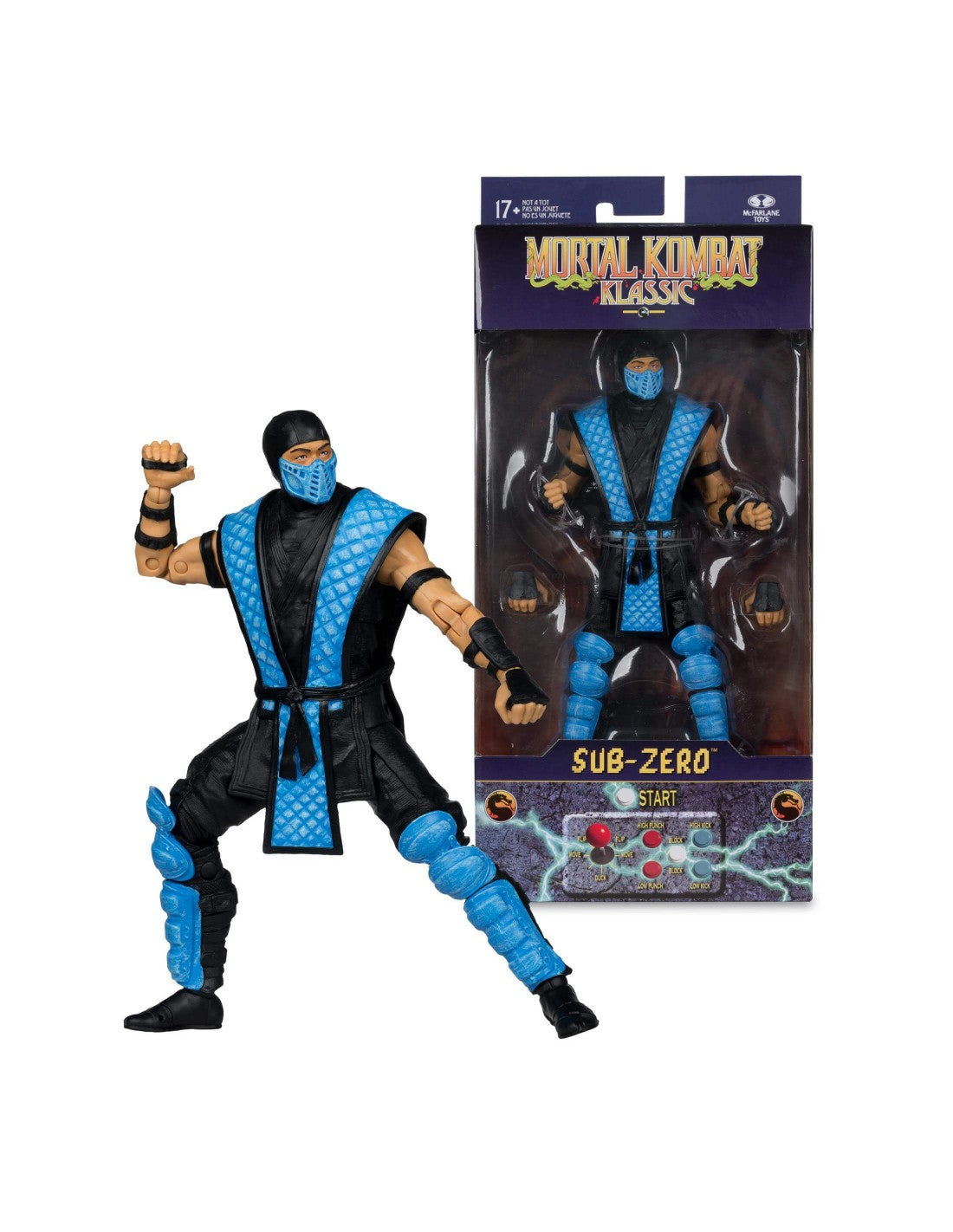 Mcfarlane Games: Mortal Kombat Klassic - Sub-Zero Action Figure (7 Inch)