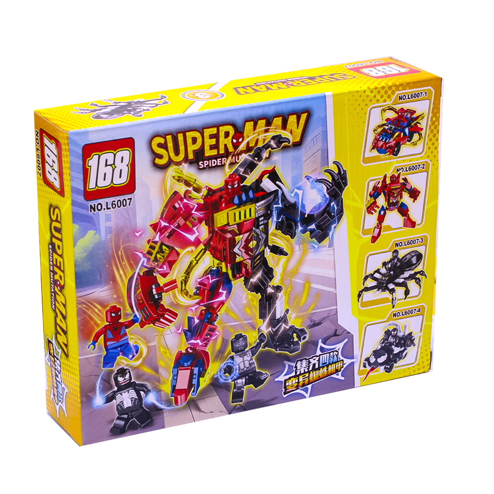 Super Man Spider Mutation L6007-3 Building Blocks 119 Pcs