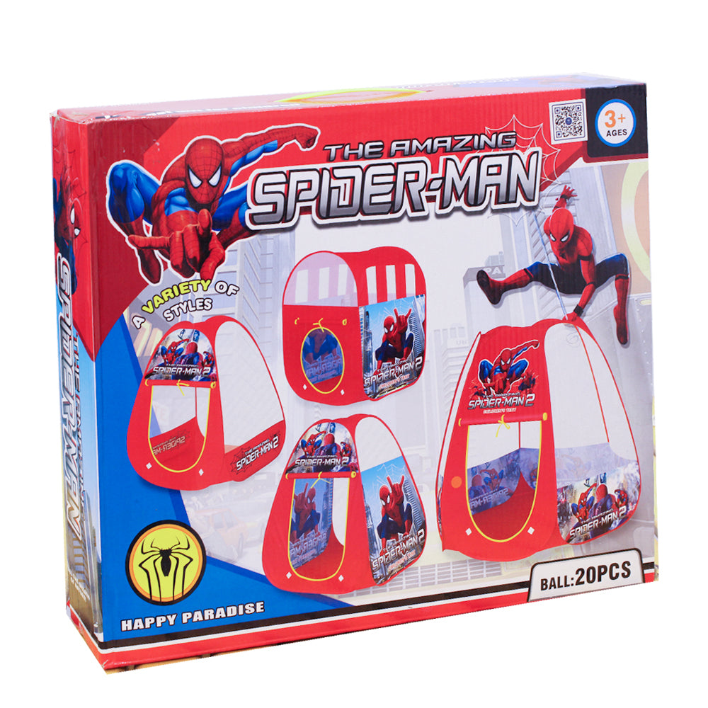 The Amazing Spider-man Play Tent Foldable Castle For Children Indoor And Outdoor Games - Style may Vary