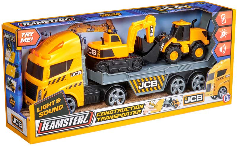 TEAMSTERZ Jcb Construction Transporter Light & Sound