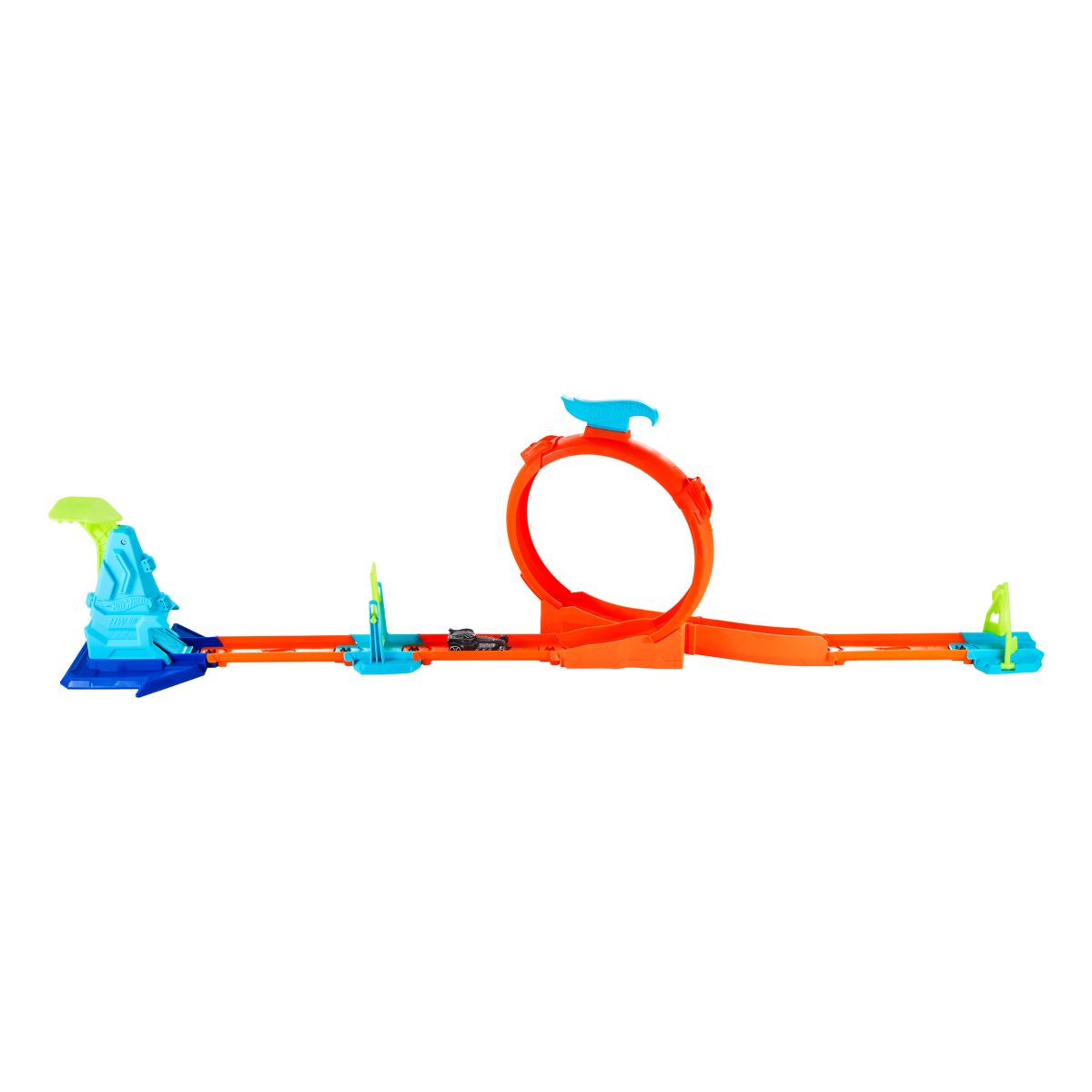Mattel Hot Wheels Champion Stunt Tracks, Loops Flag Finish