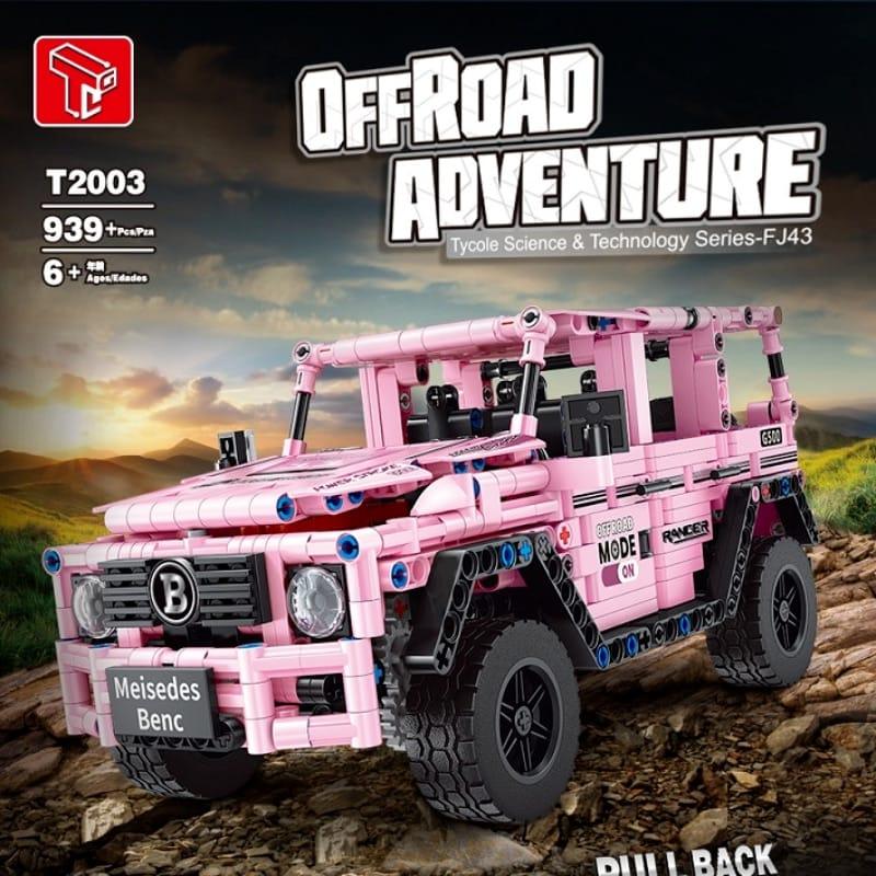 T2003 Mercedes-Benz Big G Pull Back Car Building Blocks T2003 939 Pieces