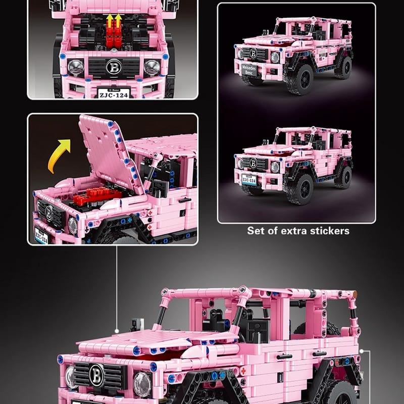 T2003 Mercedes-Benz Big G Pull Back Car Building Blocks T2003 939 Pieces