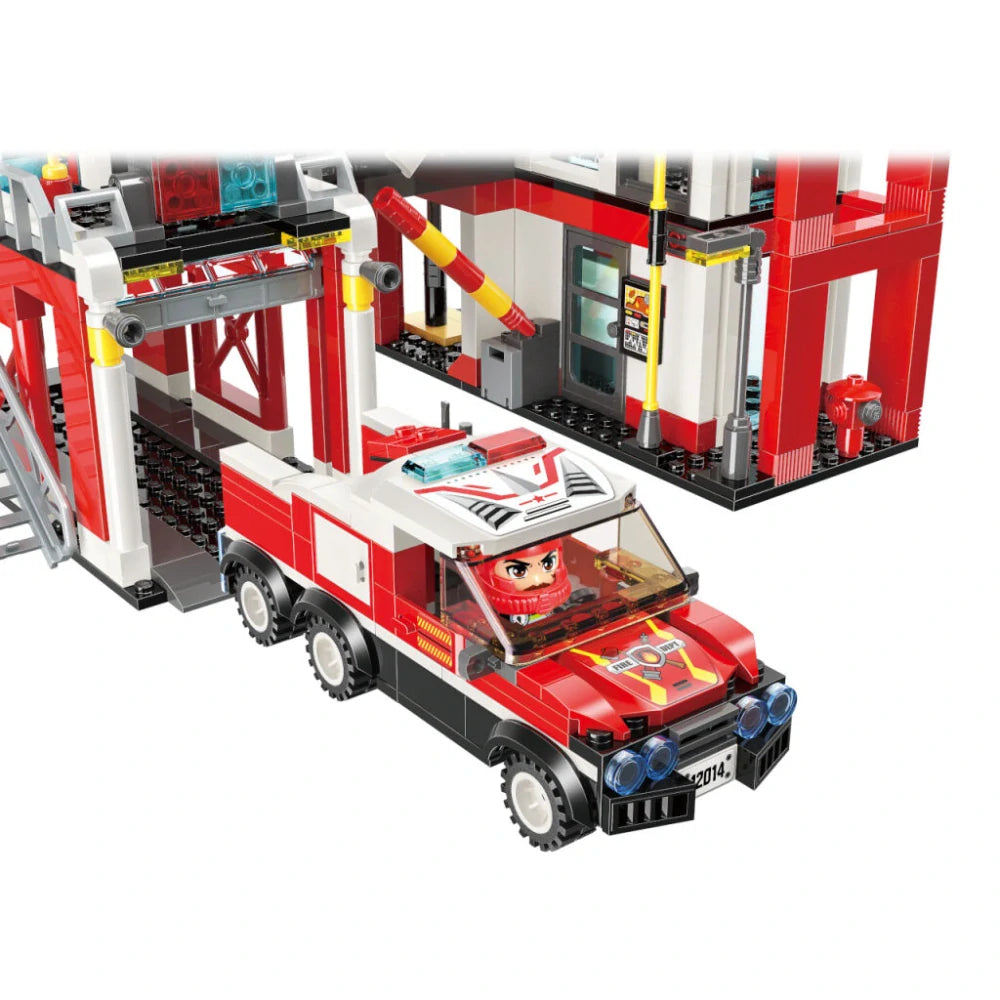 Qman 12012 Mine City Constructor Fire brigade art - 370 PCS