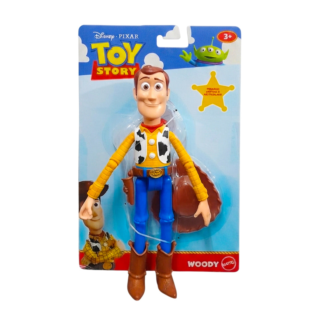 Mattel Disney and Pixar Toy Story 5 Woody Action Figure 9.2 Inch Tall Sheriff, 14 Posable Joints, Play scale