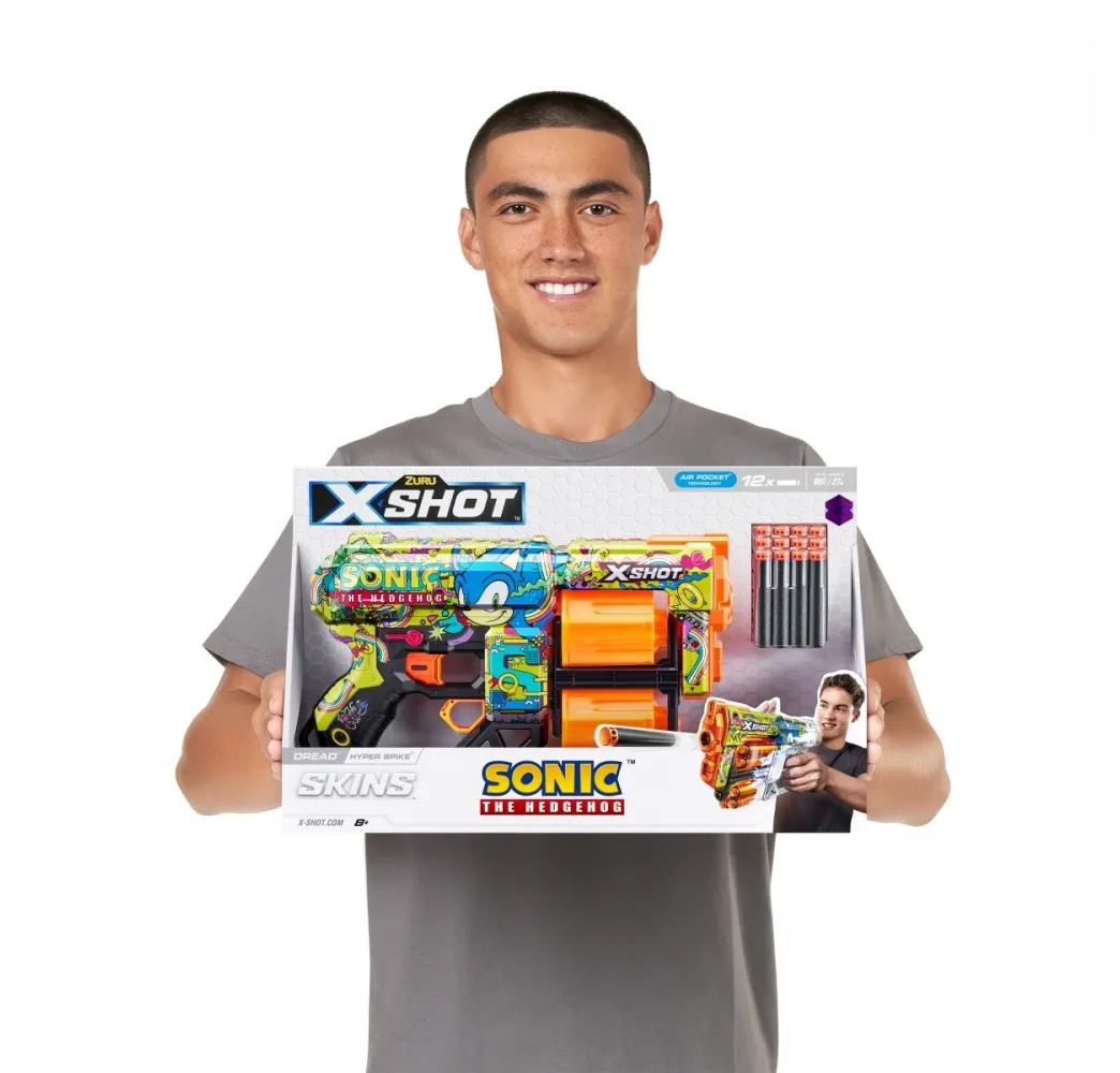 زورو إكس-شوت سكينز سيريز ١ بلاستر دريد سونيك مع ١٢ سهمًا - هايبر سبايك