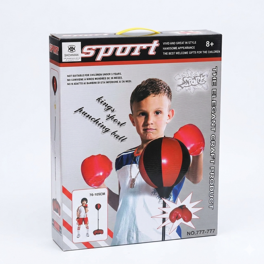Kings Sport Boxing Punching Ball with Gloves 143881/1