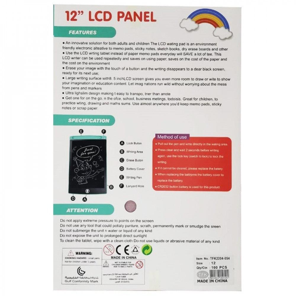 LCD PANEL Colorful Writing Tablet 10 Inch - BumbleToys - 5-7 Years, Boys, Electronic Learning, Girls, Tablet, Toy Land