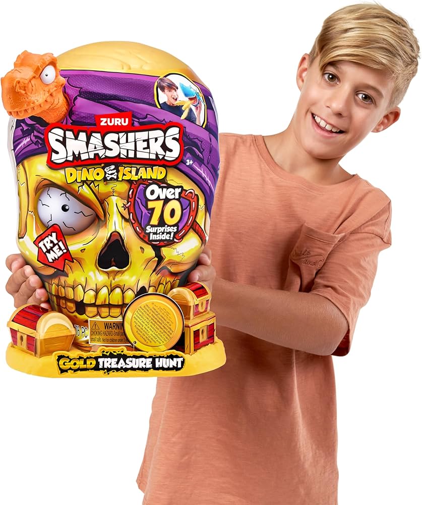 Smashers Dino Island Gold Treasure Hunt ZURU interactief speelgoed om Smashers Dino Island Gold Treasure Hunt ZURU interactief speelgoed om