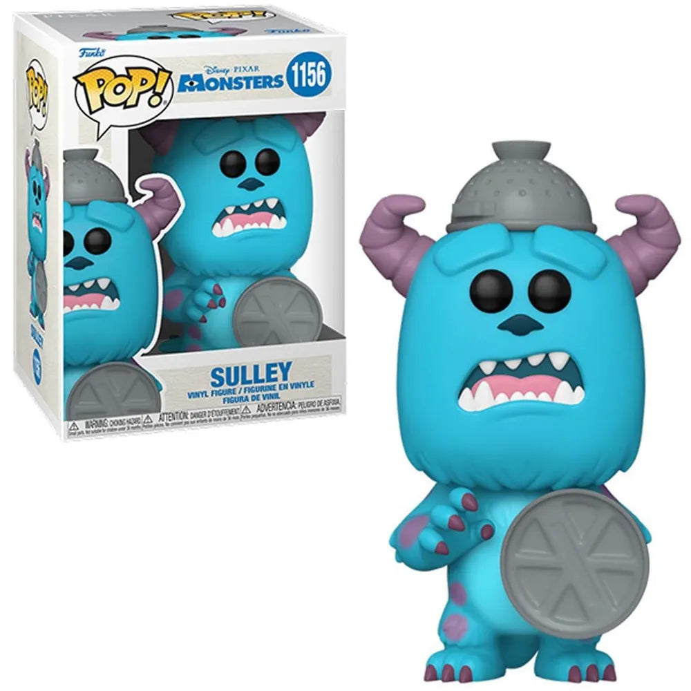 Funko Pop SULLEY WITH LID - MONSTERS INC. - BumbleToys - 18+, 4+ Years, 5-7 Years, Action Figures, Boys, Characters, Dexter, Funko, Pre-Order