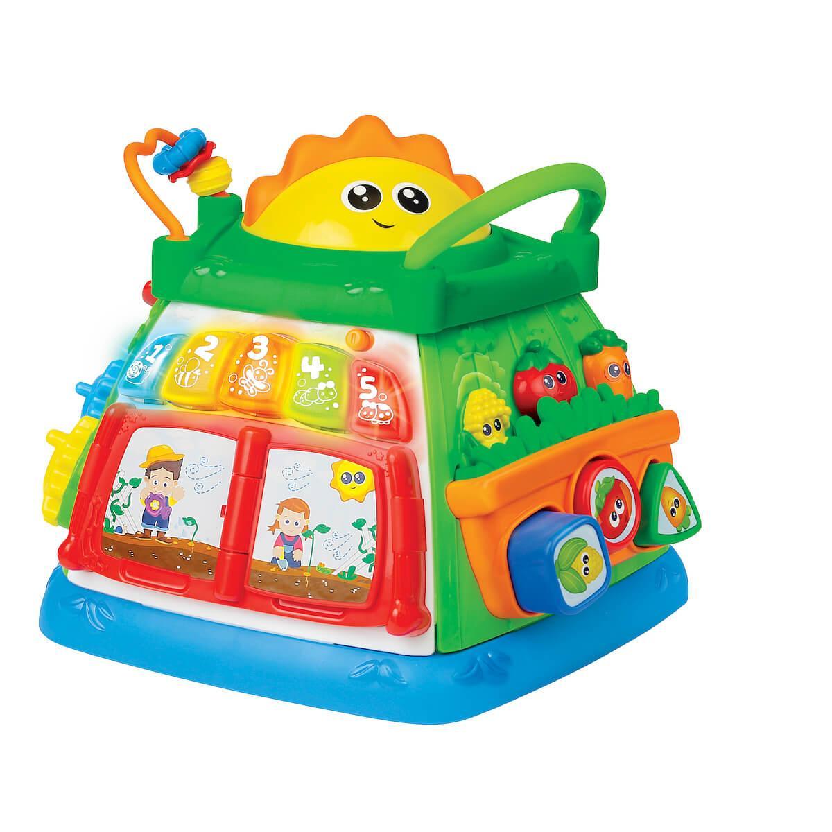 Winfun Music Lil’ Greenthumb Activity Cube - BumbleToys - 0-24 Months, Babies, Baby Saftey & Health, Boys, Cecil, Girls, Nursery Toys