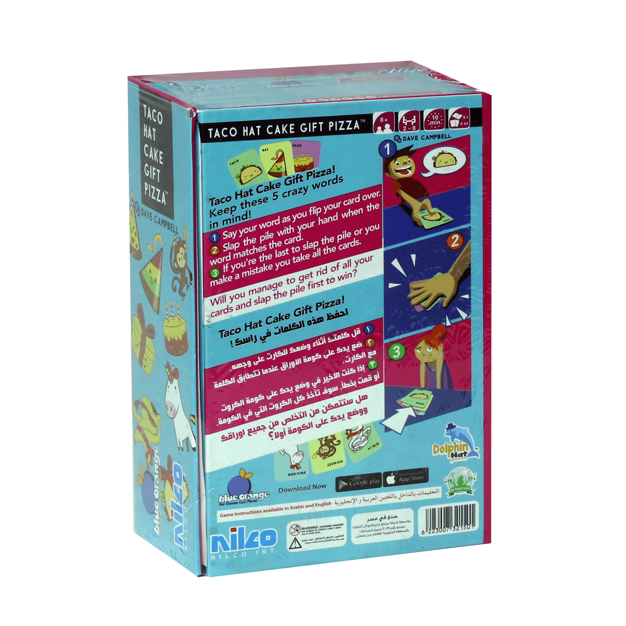 Nilco Taco Hat Cake Gift Pizza Card Game - BumbleToys - 8-13 Years, Card & Board Games, Nilco, Puzzle & Board & Card Games, Unisex