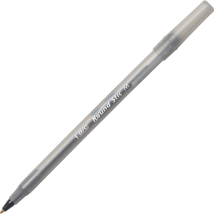 BIC Round Stic Xtra Life Ballpoint Pens Medium Point (1.0mm) - Black