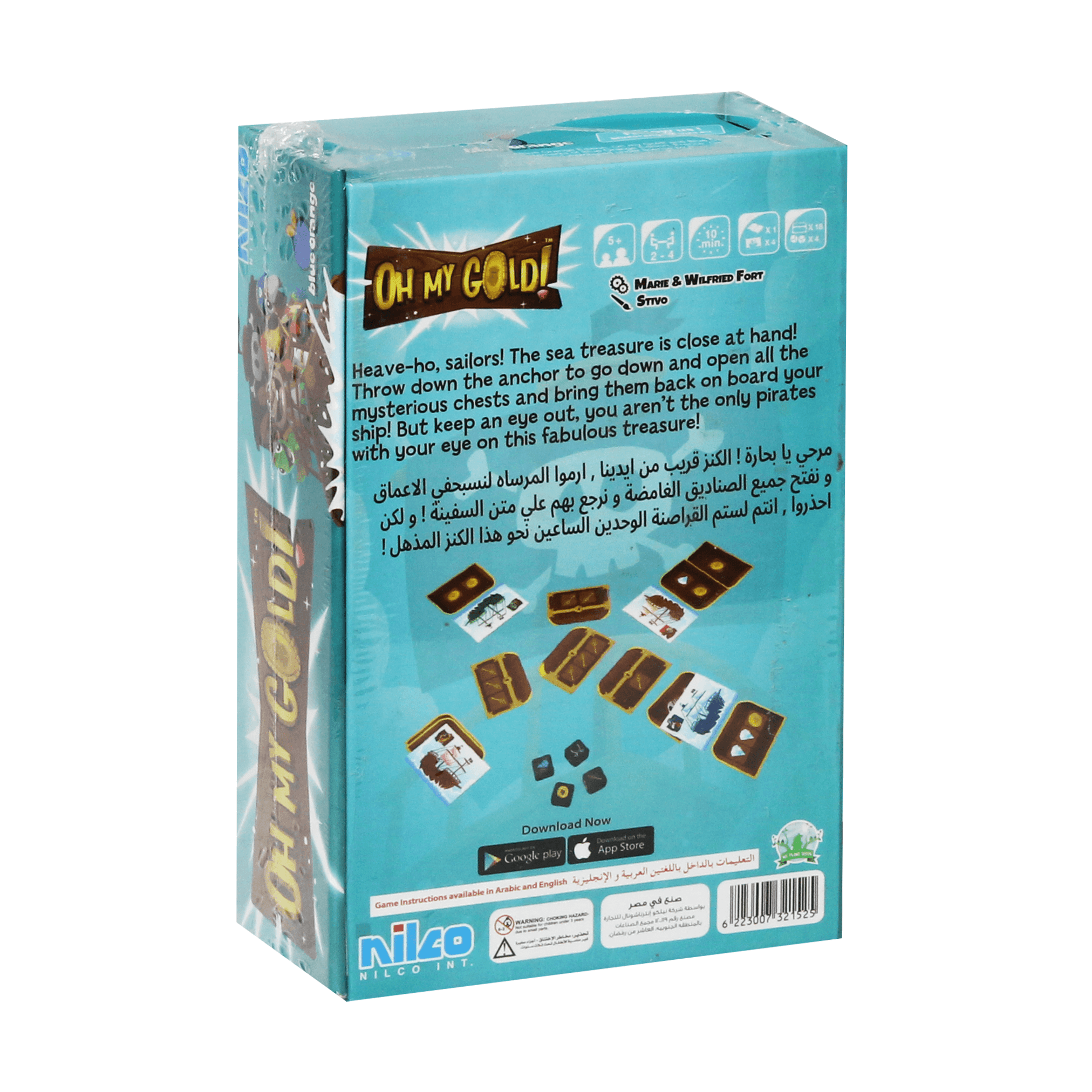 Nilco Oh My Gold Card Game - BumbleToys - 8-13 Years, Card & Board Games, Nilco, Puzzle & Board & Card Games, Unisex