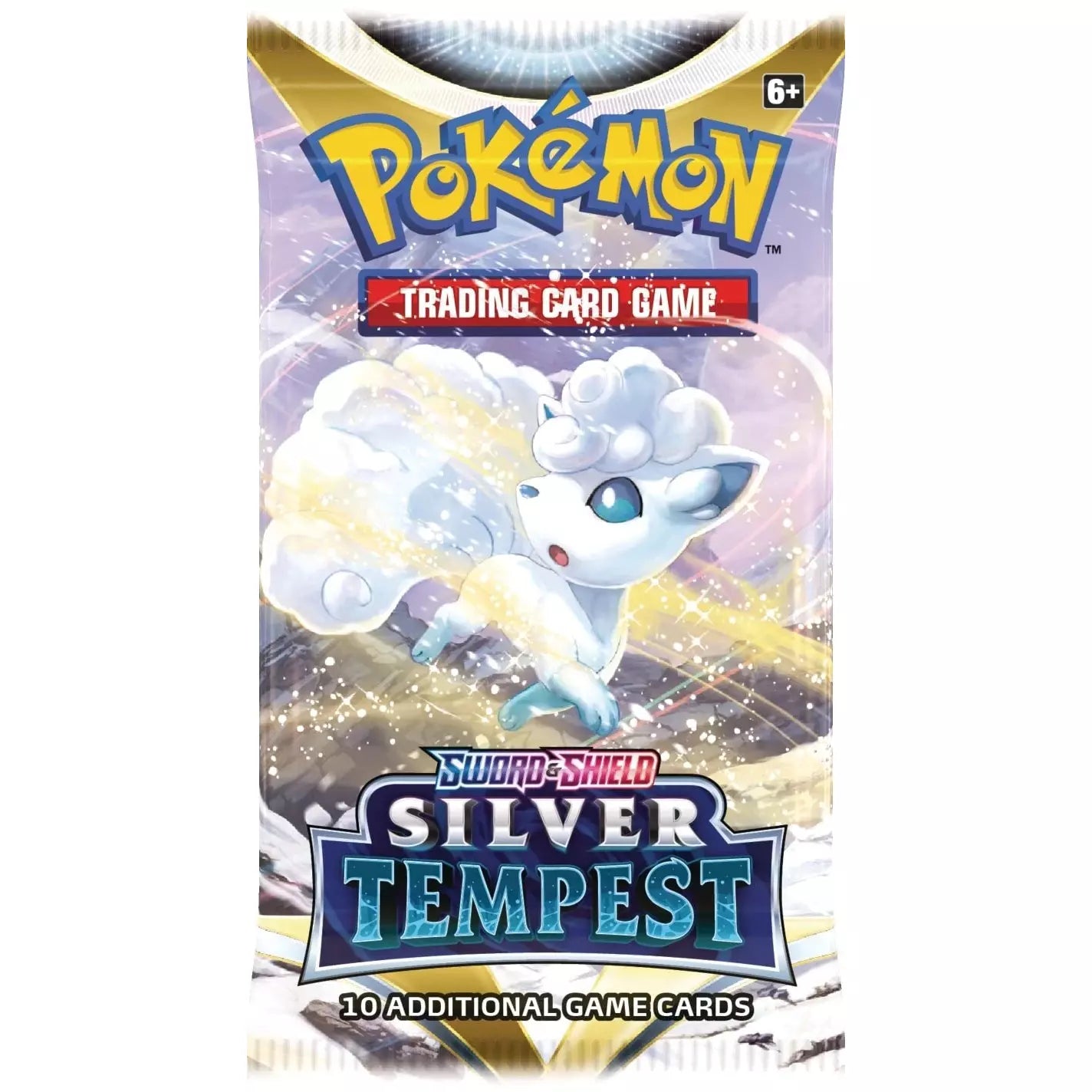 Pokemon Trading Cards Set of 10 Cards - Sword & Shield Silver Tempest - BumbleToys - 14 Years & Up, 8-13 Years, Boys, Card & Board Games, Pokémon, Pre-Order, Puzzle & Board & Card Games