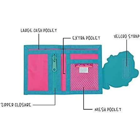 Stephen Joseph Kids Wallet One Size - Rainbow Blue - BumbleToys - 14 Years & Up, 5-7 Years, 8-13 Years, Bags, Characters, Girls, Mermaid, Stephen Joseph, Stephen Joseph 2023, Wallet