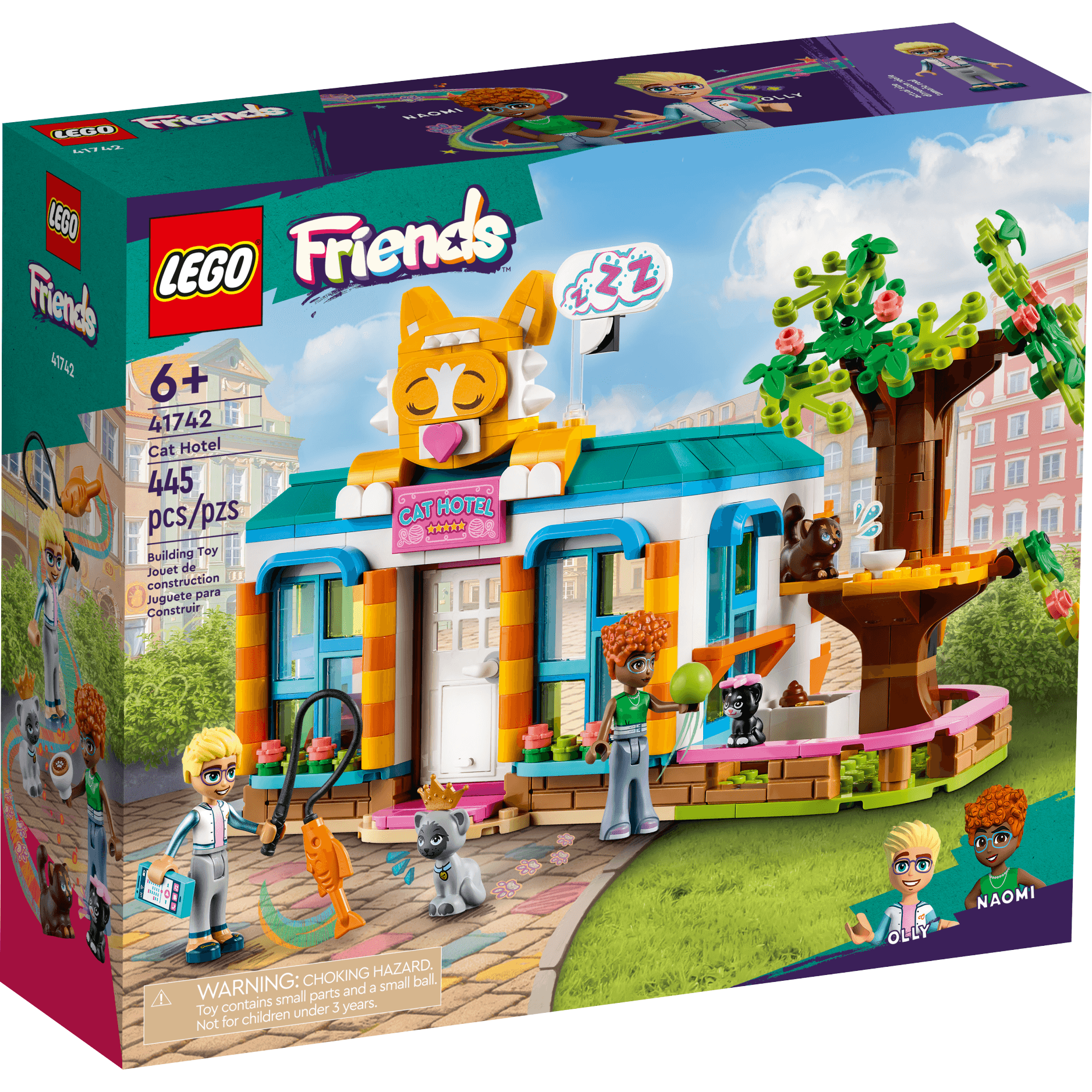 LEGO 41742 Friends Cat Hotel - BumbleToys - 5-7 Years, 6+ Years, Friends, LEGO, Pre-Order