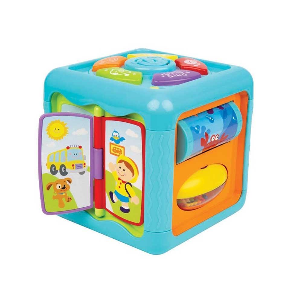 Win Fun Side To Side Discovery Cube - BumbleToys - 0-24 Months, Babies, Boys, Cecil, Girls, Learning Toys, Nursery Toys