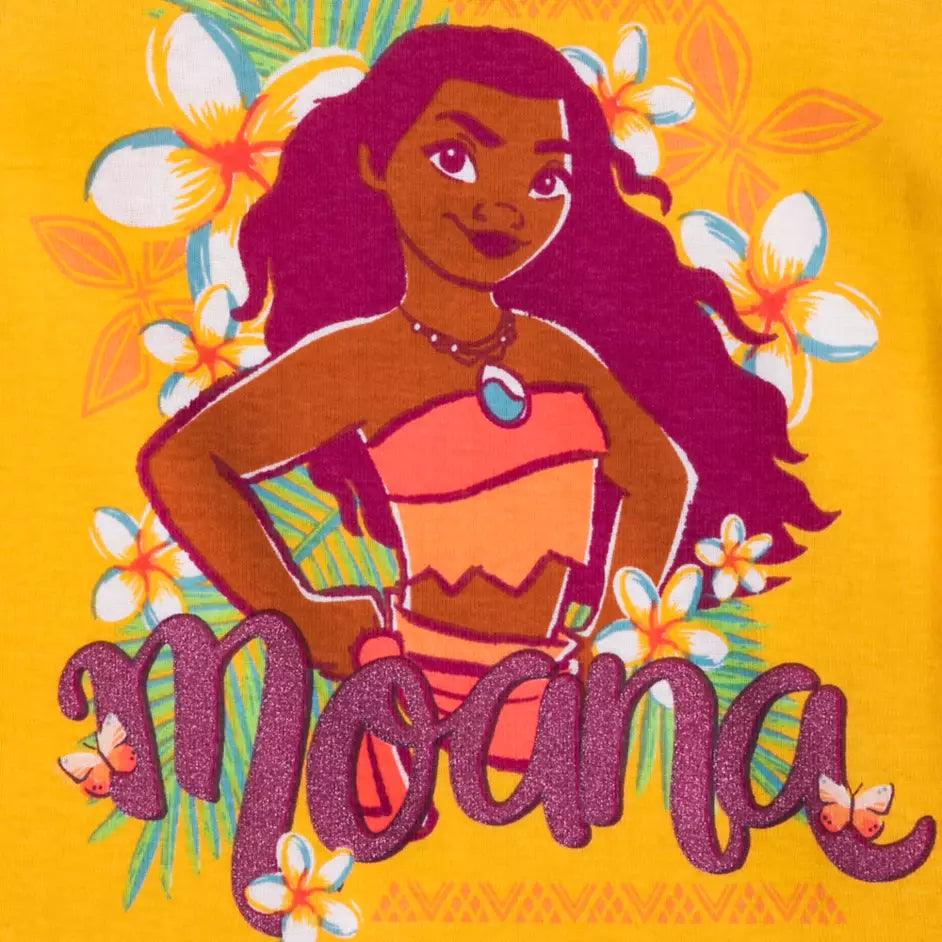 Disney Moana Short PJ PALS for Girls - Size 3 - BumbleToys - 2-4 Years, 3+ years, Clothing, Girls, Kids Fashion