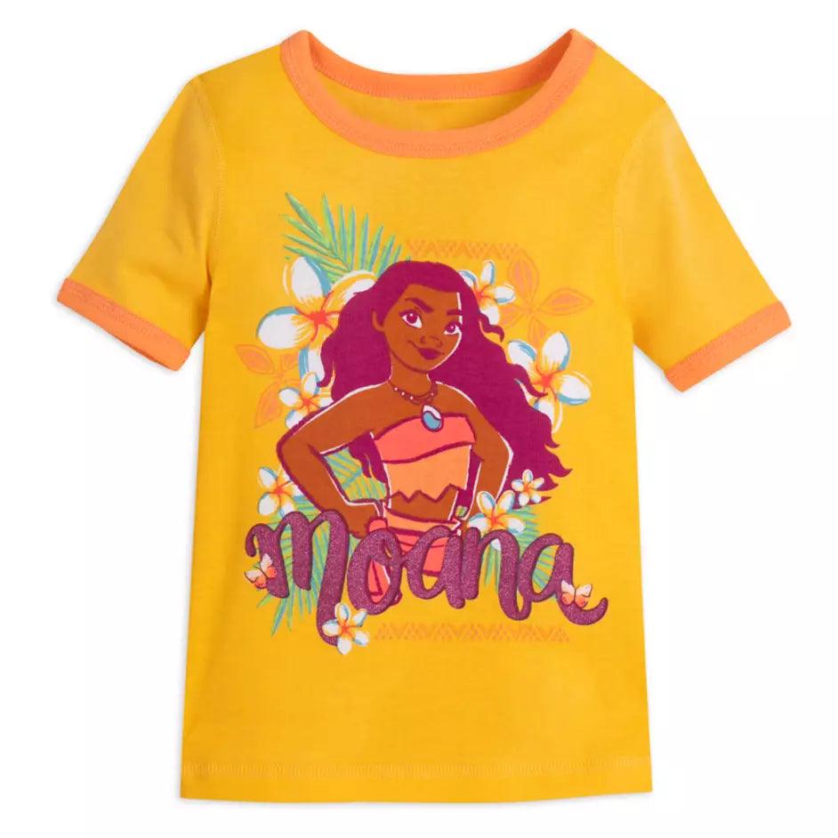 Disney Moana Short PJ PALS for Girls - Size 3 - BumbleToys - 2-4 Years, 3+ years, Clothing, Girls, Kids Fashion
