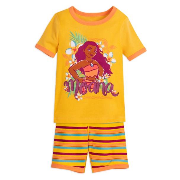 Disney Moana Short PJ PALS for Girls - Size 3 - BumbleToys - 2-4 Years, 3+ years, Clothing, Girls, Kids Fashion