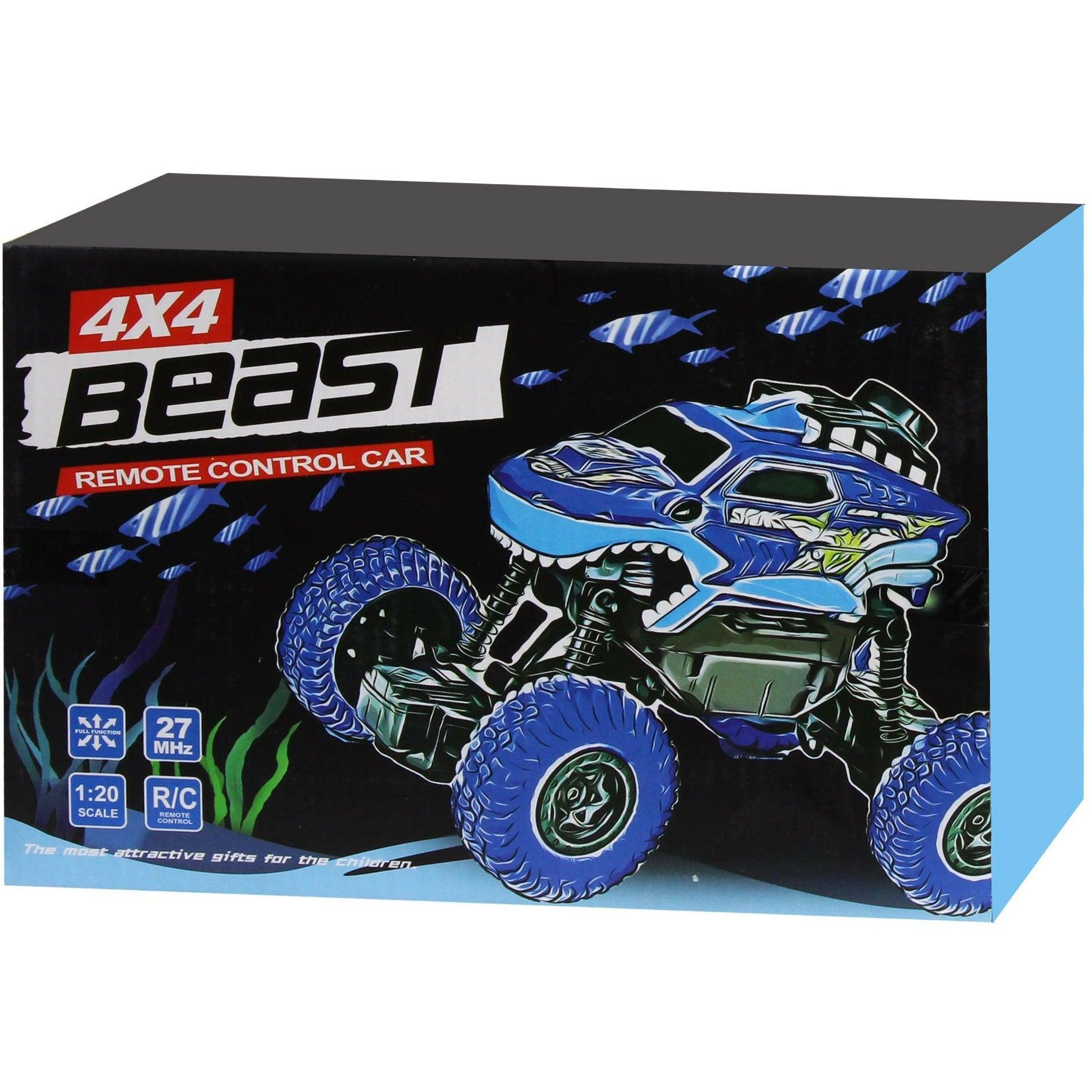 4x4 Beast Car 27MHZ Remote Control Car 1:20 Scale - BumbleToys - 6+ Years, 8-13 Years, Boys, Cars, Remote Control, Toy House
