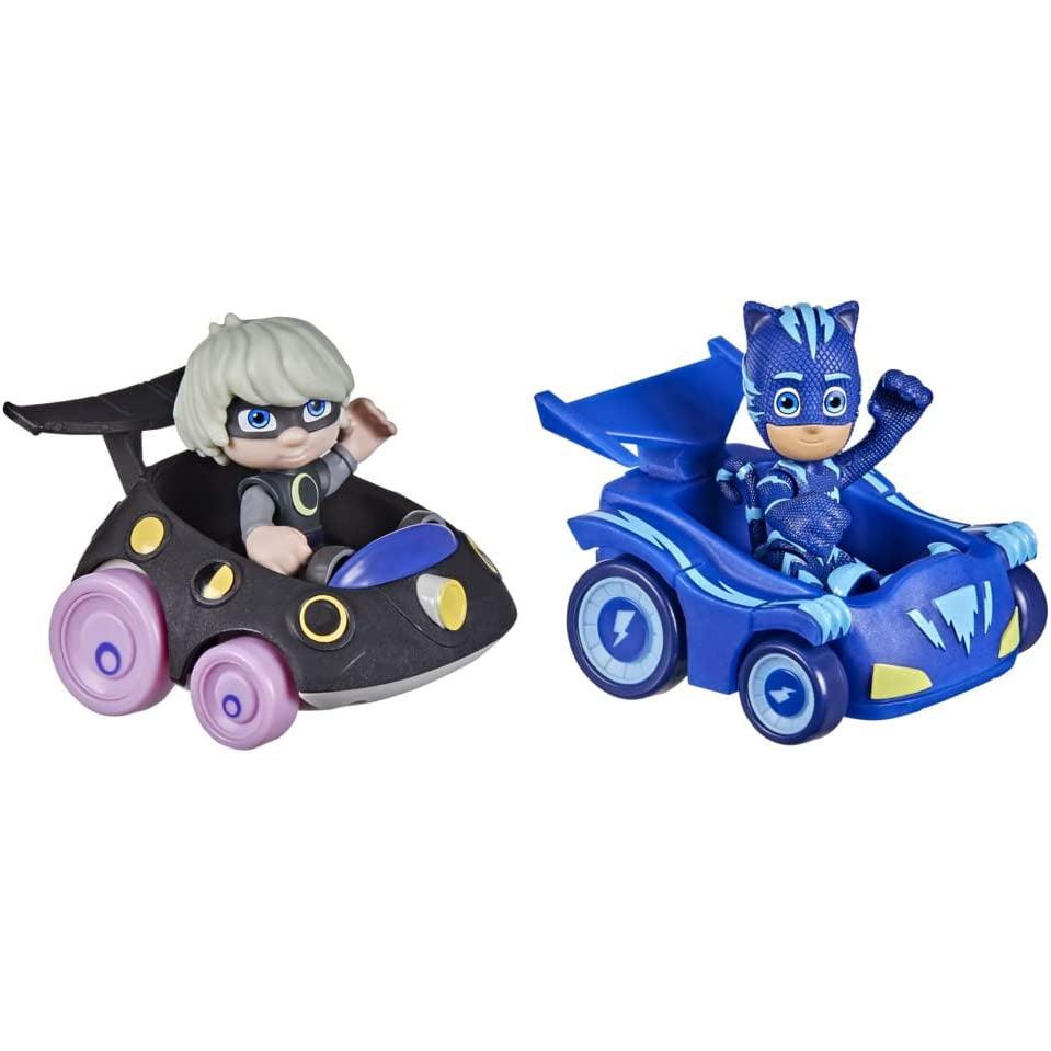 PJ Masks Catboy vs Luna Girl Battle Racers Preschool Toy, Vehicle and Action Figure Set for Kids Ages 3 and Up - BumbleToys - 5-7 Years, Action Battling, Boys, Catboy, Funday, Pj Masks