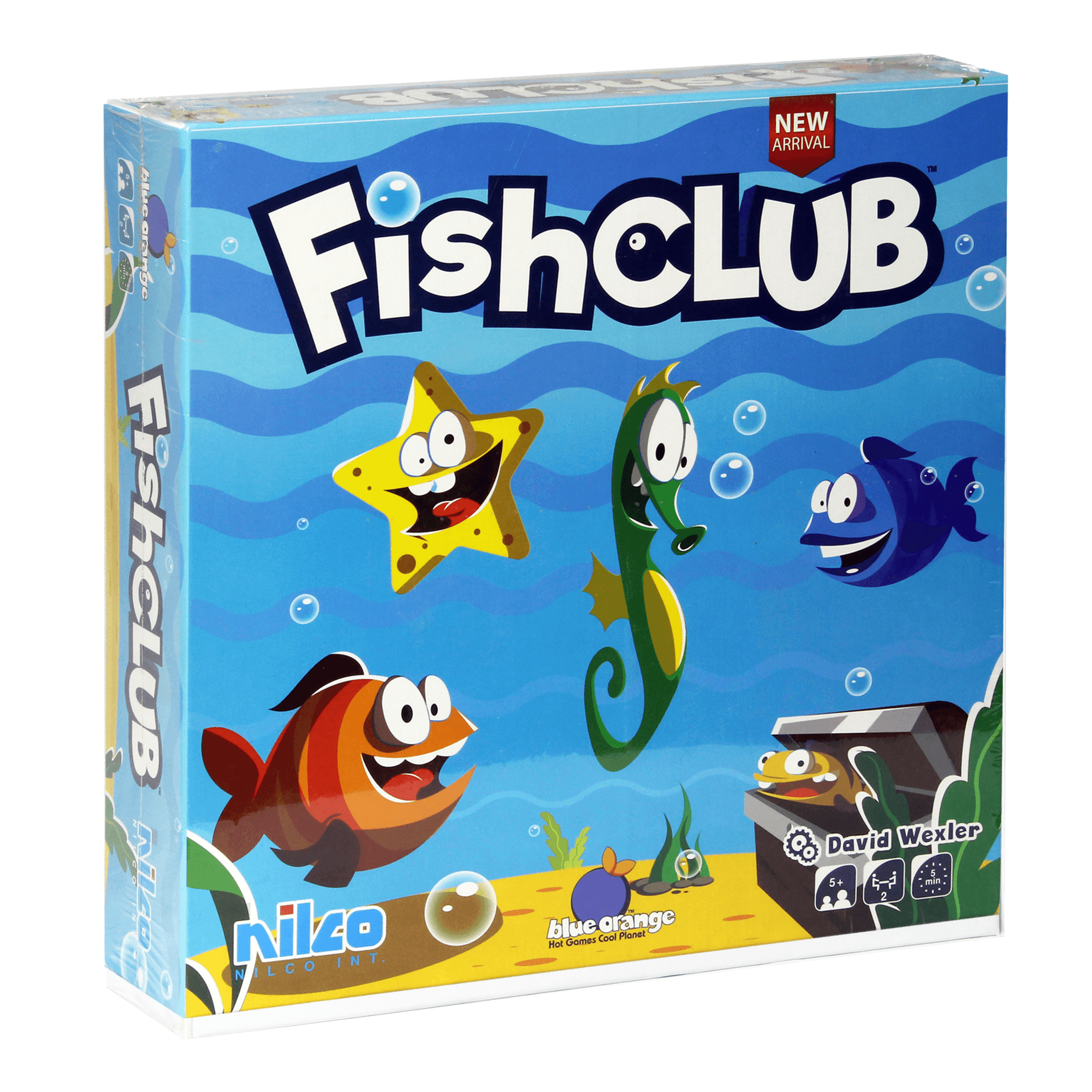 Nilco Fish Club Board Game - BumbleToys - 8-13 Years, Card & Board Games, Nilco, Puzzle & Board & Card Games, Unisex