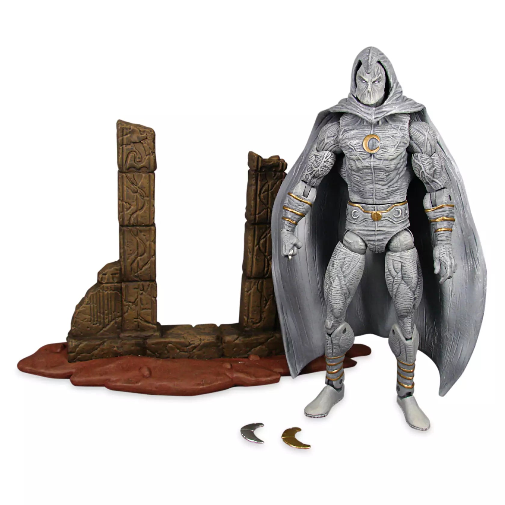Moon Knight Action Figure – Marvel Select by Diamond ''7 Inches'' - BumbleToys - 5-7 Years, Action Battling, Boys, collectible, collectors, Figures, Heroes, Marvel, Moon Knight, OXE, Pre-Order
